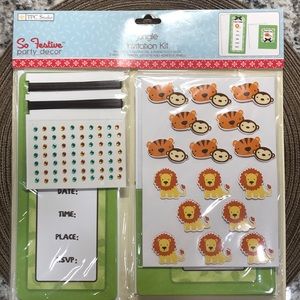 Jungle Invitation & Thank You Card Kit